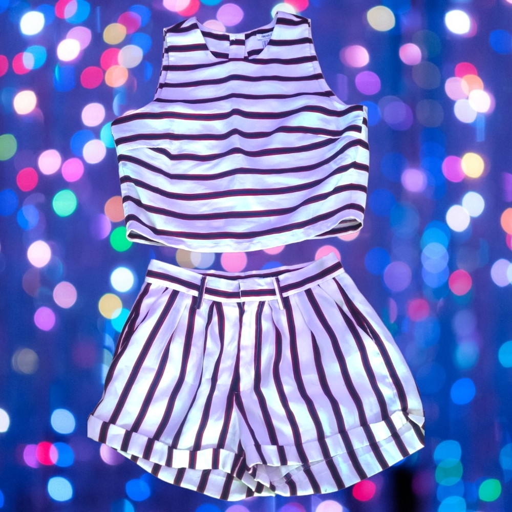 Forever 21 2 piece short set